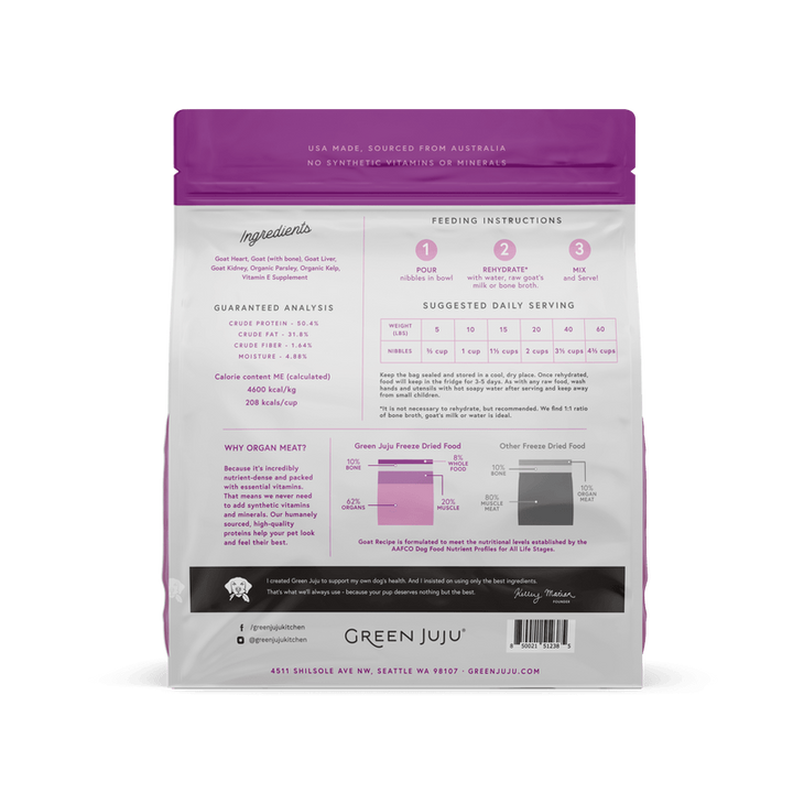Limited Ingredient Freeze-Dried Raw Food for Dogs