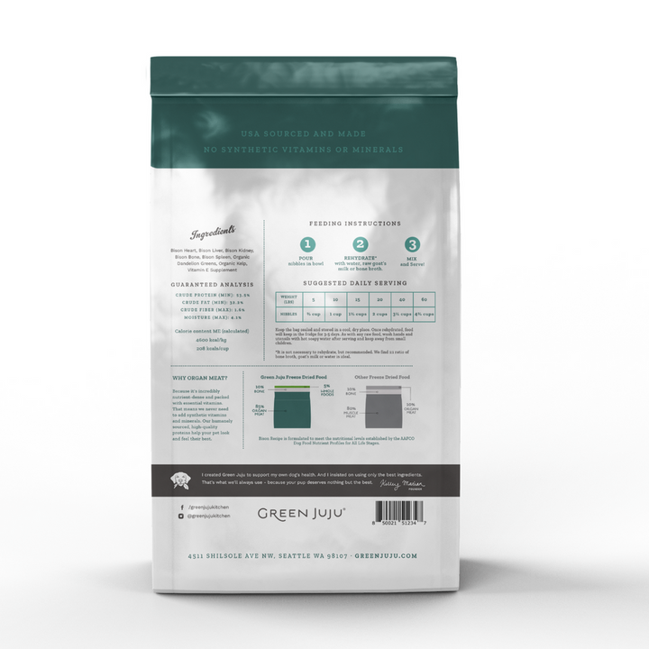 Limited Ingredient Freeze-Dried Raw Food for Dogs