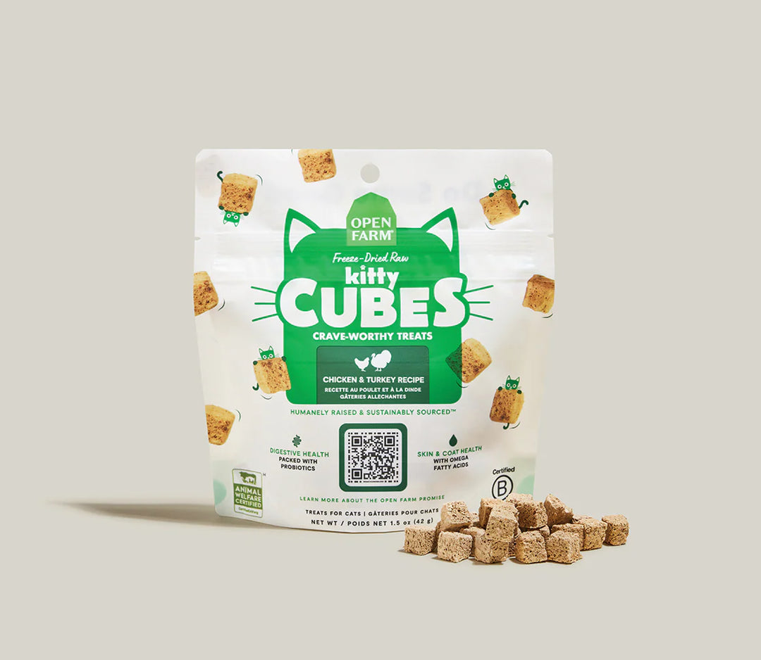 Open Farm Freeze Dried Raw Kitty Cubes Chicken & Turkey