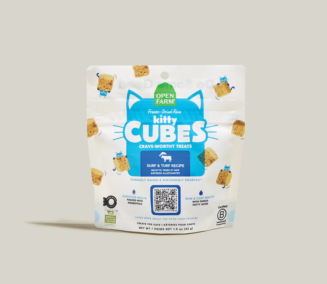 Open Farm Freeze Dried Raw Kitty Cubes Surf & Turf
