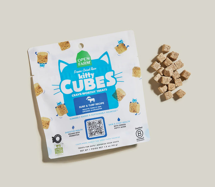 Open Farm Freeze Dried Raw Kitty Cubes Surf & Turf