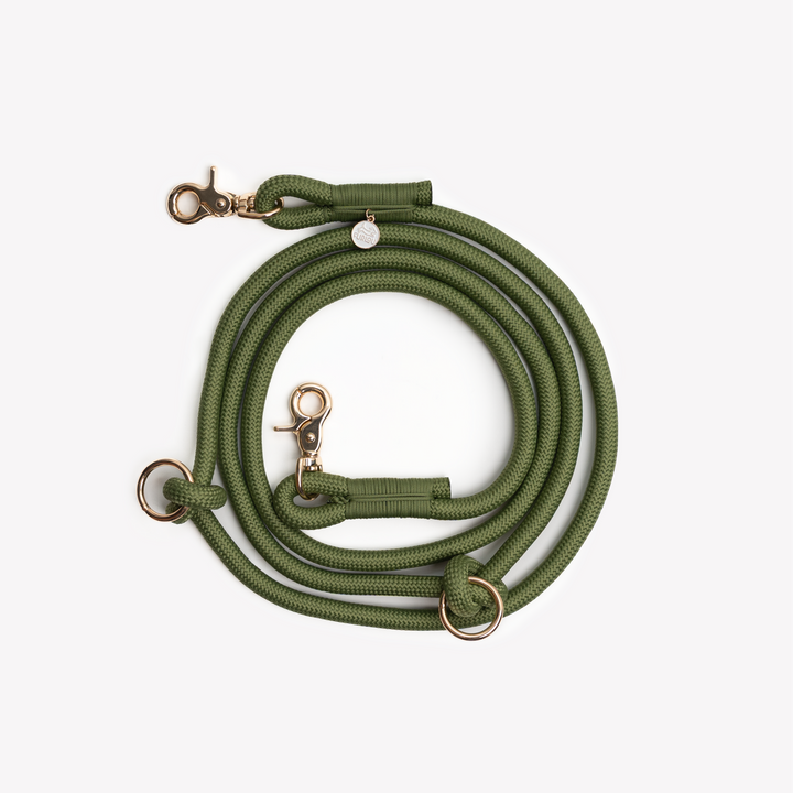 ‘Green’ - Hands Free Braided Leash