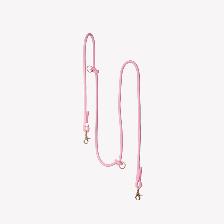 ‘Pink’ - Hands Free Braided Leash