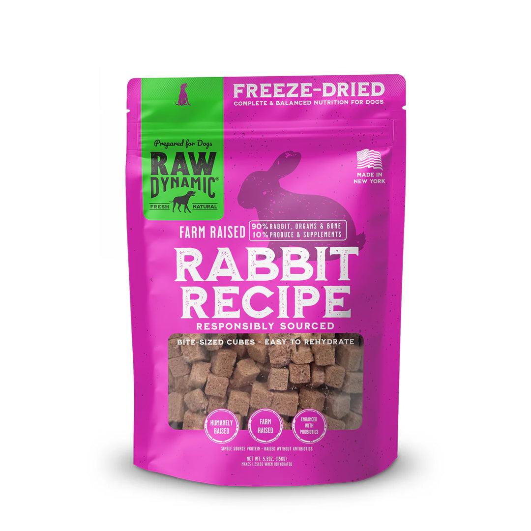 Raw Dynamic Freeze-Dried Rabbit Recipe