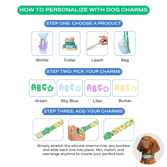 Adjustable Silicone Charm Strap