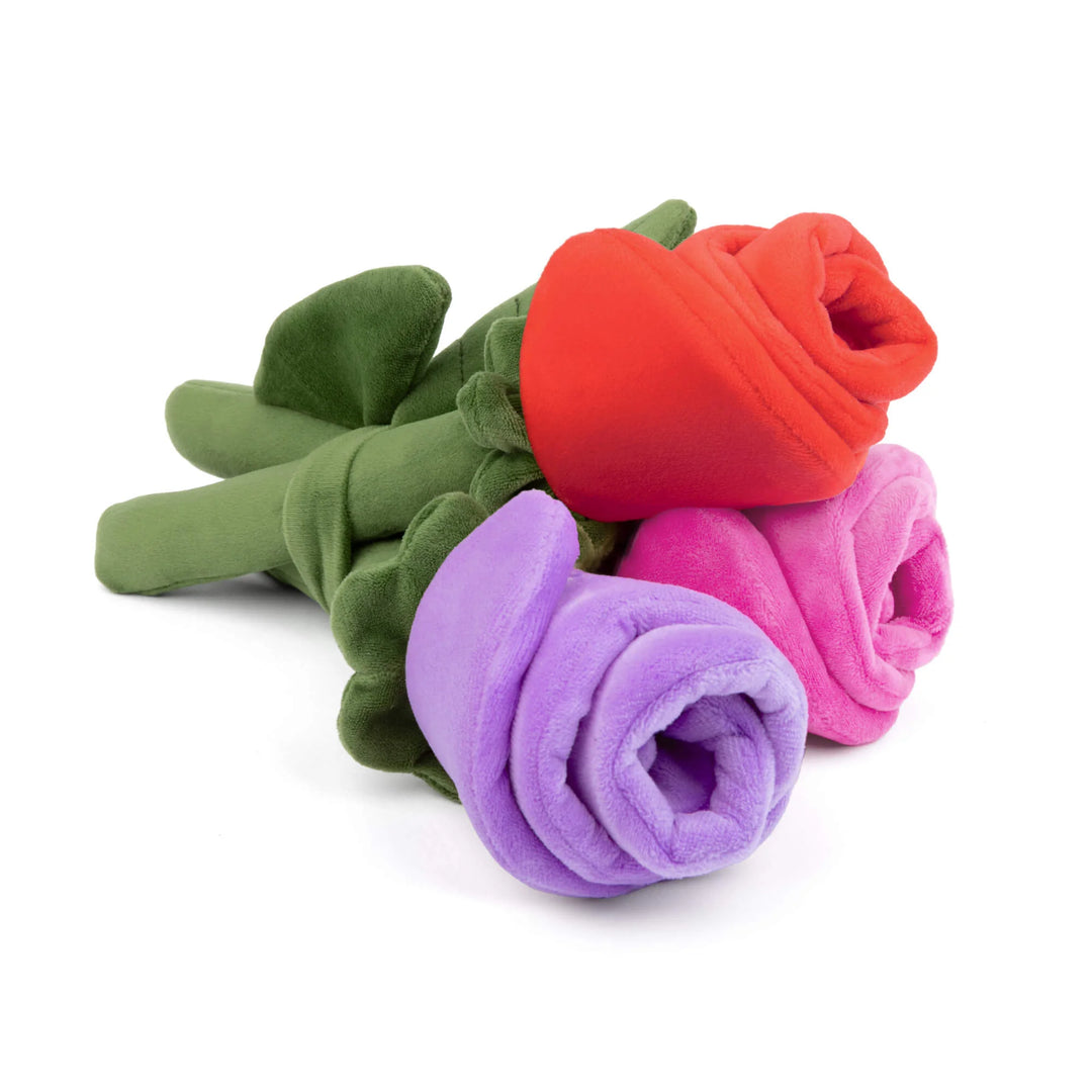 Bouquet of Roses Valentine's Day Interactive Snuffle Dog Toy