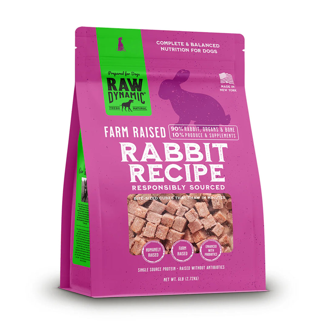 Frozen Raw Rabbit Formula for Dogs