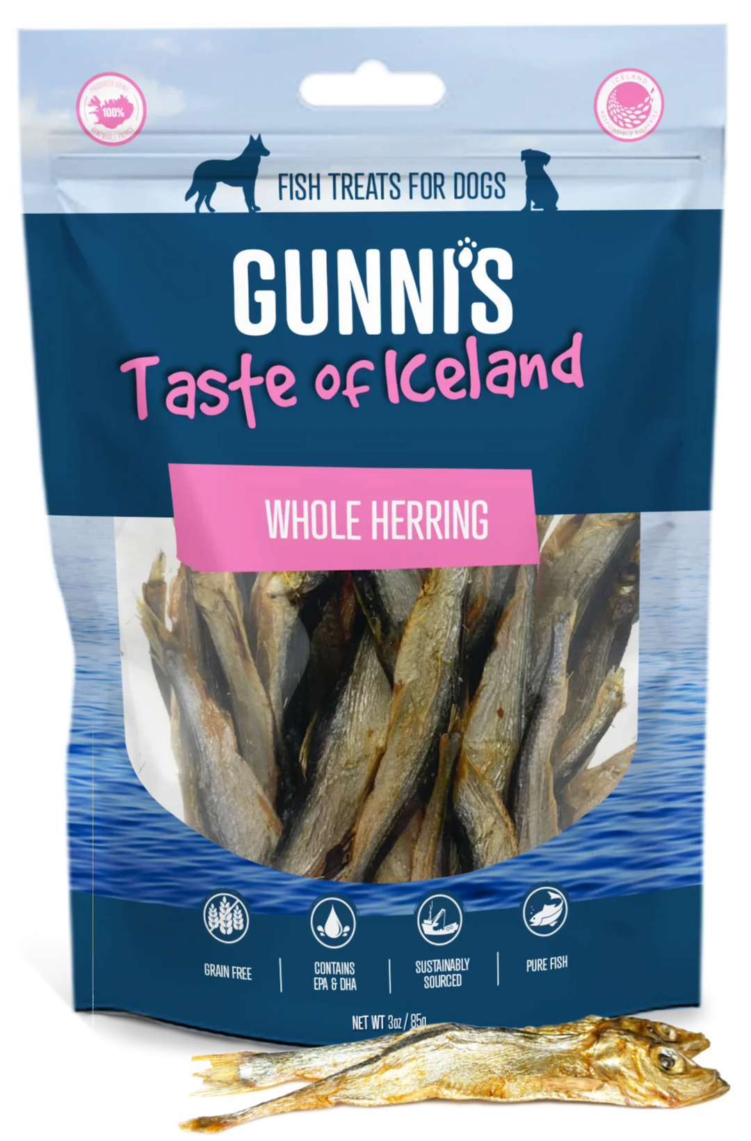 Whole Herring - Fish Treats for Dogs & Cats