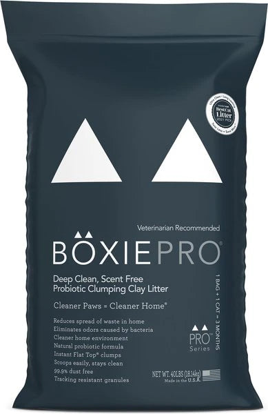 BoxiePro® Deep Clean Probiotic Cat Litter