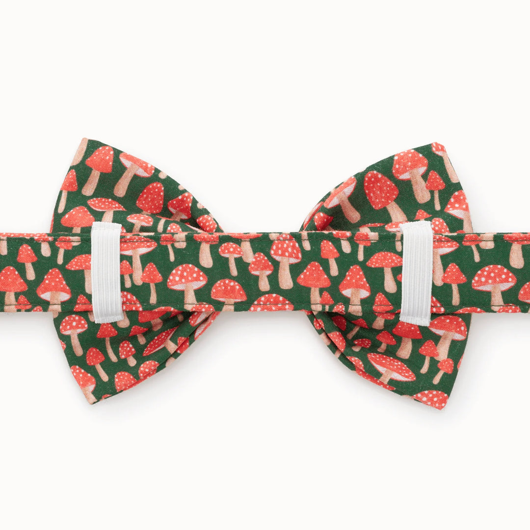 Mushroom Meadow Dog Bow Tie