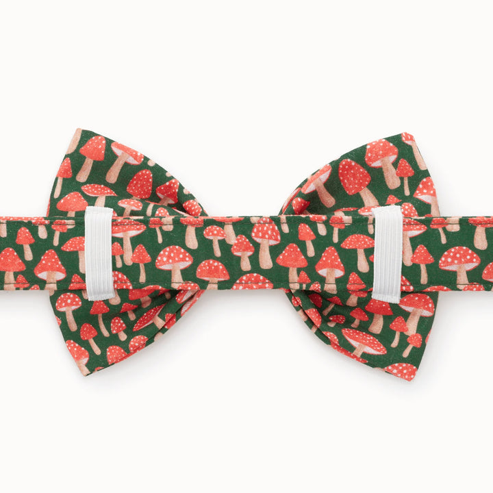 Mushroom Meadow Dog Bow Tie