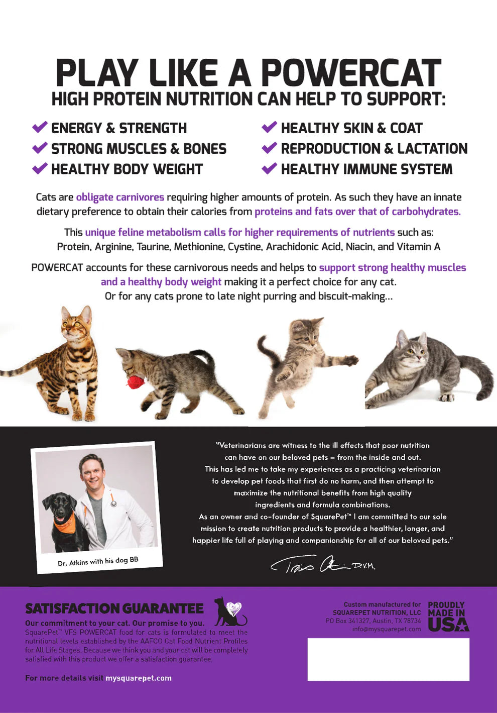 VFS POWERCAT Turkey & Chicken for Cats