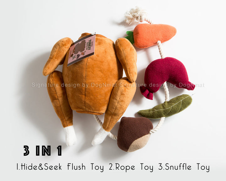 Holiday Turkey Snuffle Toy