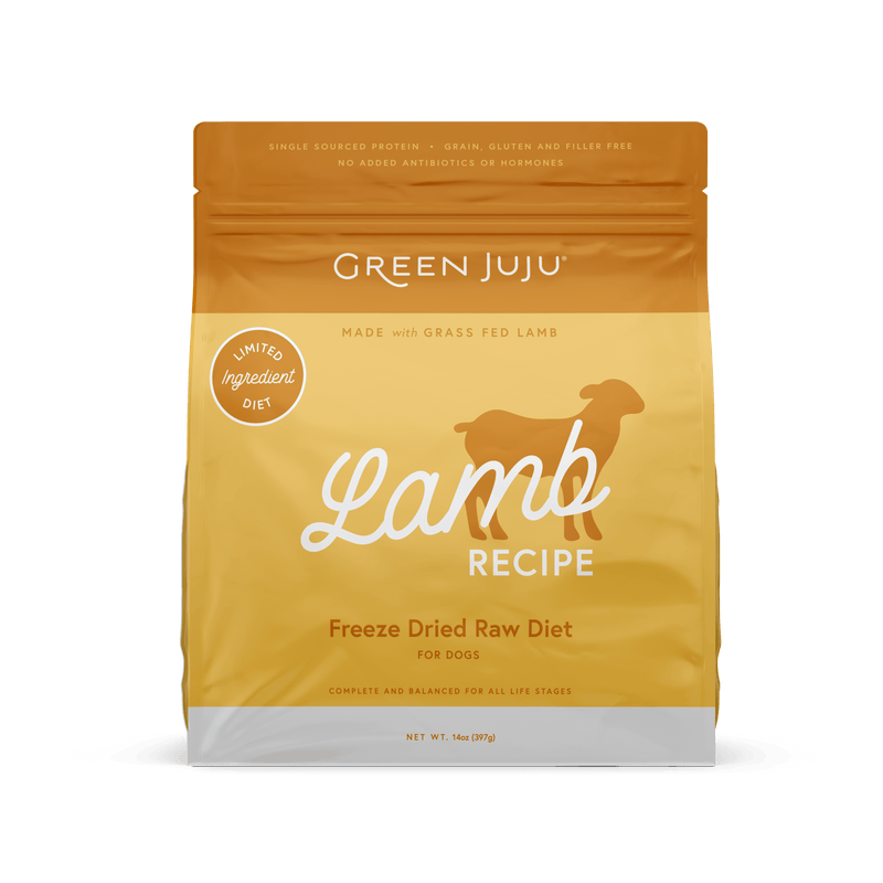 Lamb Recipe - Limited Ingredient Freeze-Dried Raw Food for Dogs (14 oz)