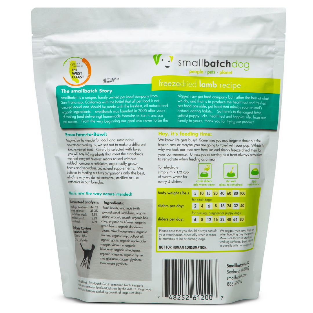 LambBatch Freeze-Dried Raw Patties for Dogs