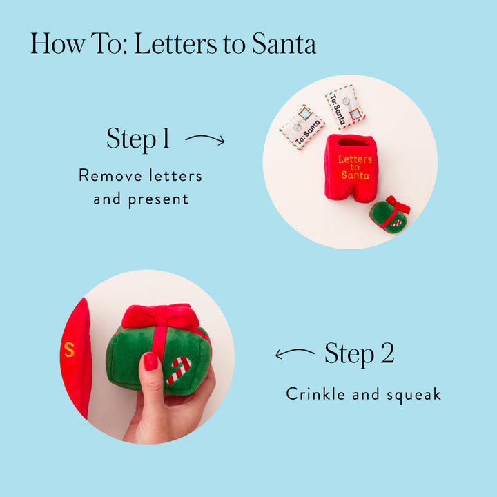 Letters to Santa Interactive Snuffle Dog Toy