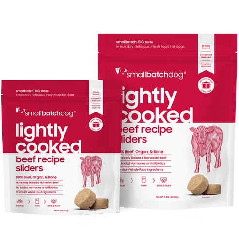 SmallBatch Frozen Lightly Cooked Food for Dogs
