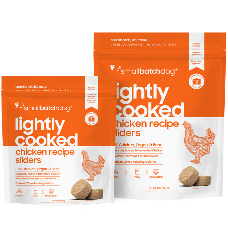 SmallBatch Frozen Lightly Cooked Food for Dogs