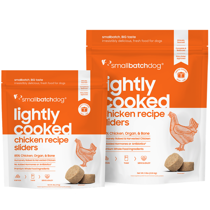 SmallBatch Frozen Lightly Cooked Food for Dogs