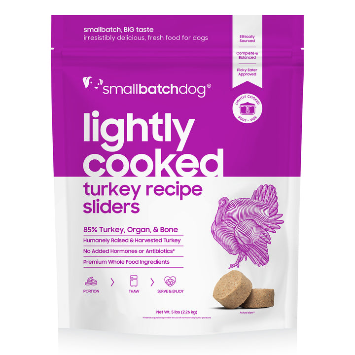 SmallBatch Frozen Lightly Cooked Food for Dogs