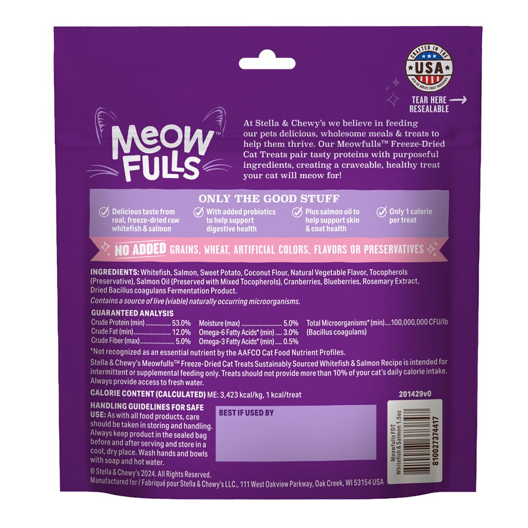 Meowfulls Freeze-Dried Raw Cat Treats