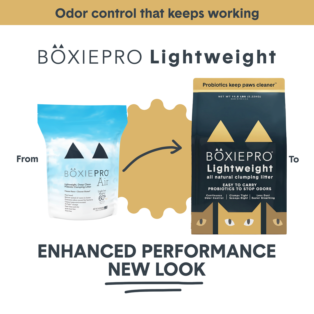 BoxiePro Air™ Self-Cleaning Probiotic Lightweight Clumping Litter