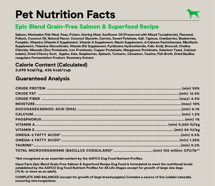 Epic Blend Grain-Free Dry Dog Food