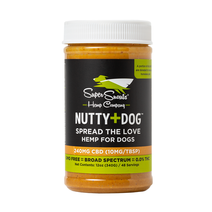 Nutty + Dog Wellness Support Hemp Peanut Butter Spread