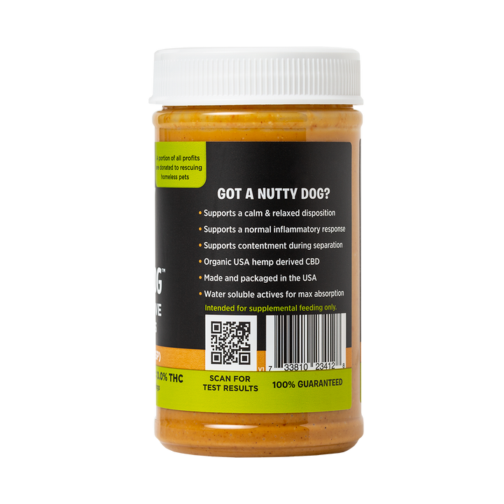 Nutty + Dog Wellness Support Hemp Peanut Butter Spread