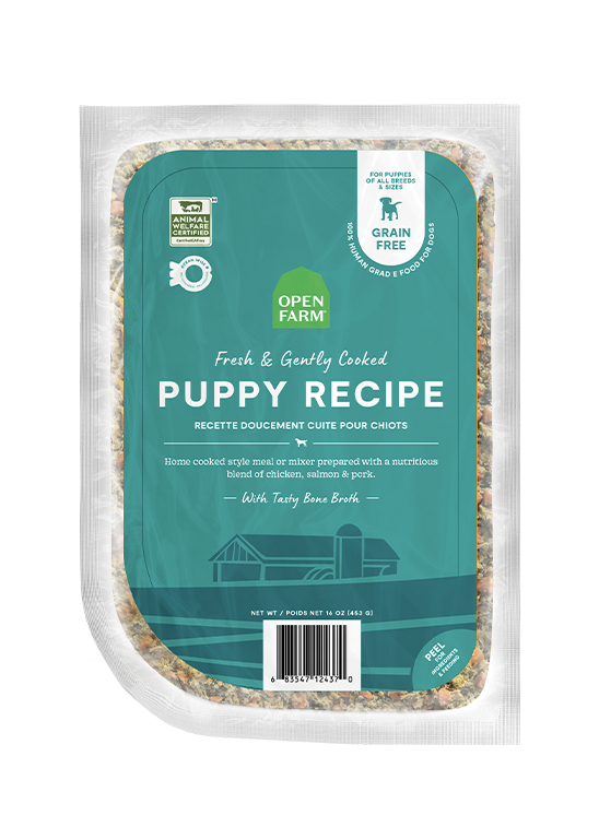 Frozen Gently Cooked Dog Food - Puppy Recipe