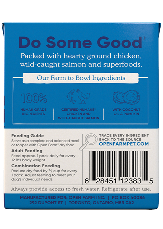 Chicken & Salmon Rustic Stew Wet Dog Food (12.5 oz)