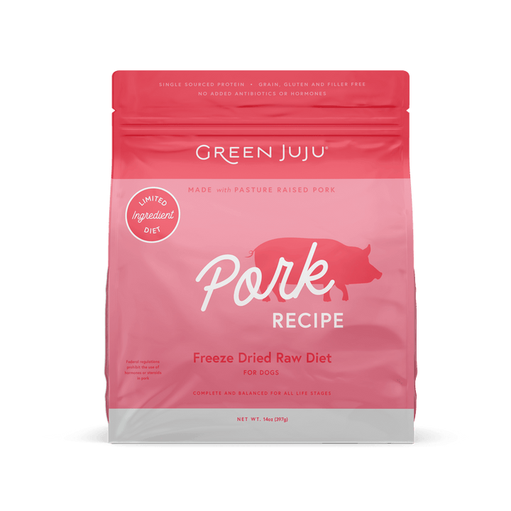 Pork Recipe - Limited Ingredient Freeze-Dried Raw Food for Dogs (14 oz)