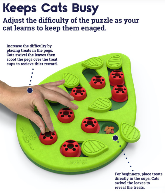 Catstages Buggin' Out Puzzle & Play - Interactive Cat Treat Puzzle