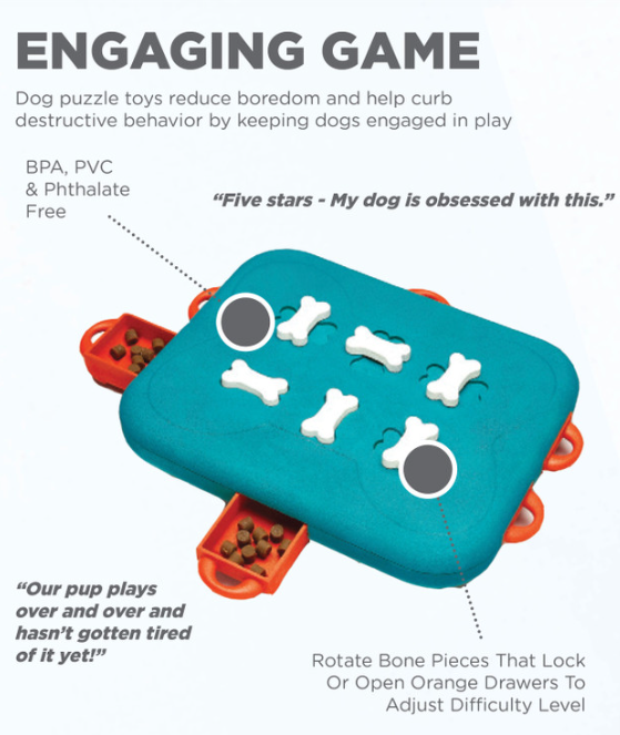 Dog Casino Interactive Treat Puzzle Dog Toy