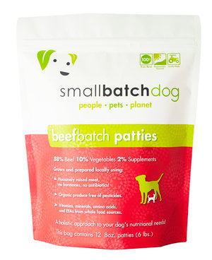 BeefBatch Frozen Raw Patties for Dogs