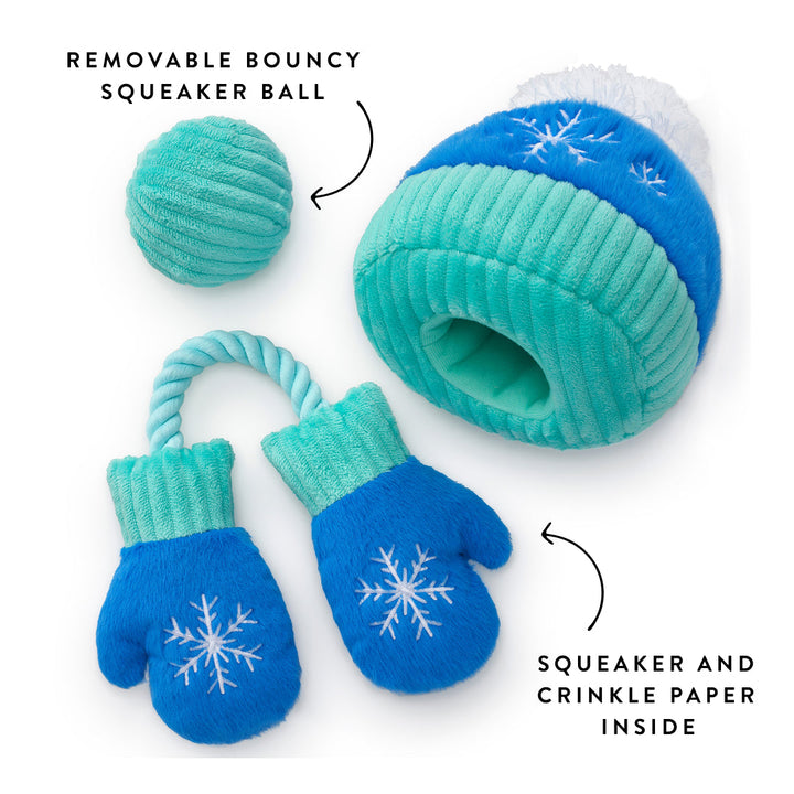 Snow Much Fun Interactive Snuffle Dog Toy Set