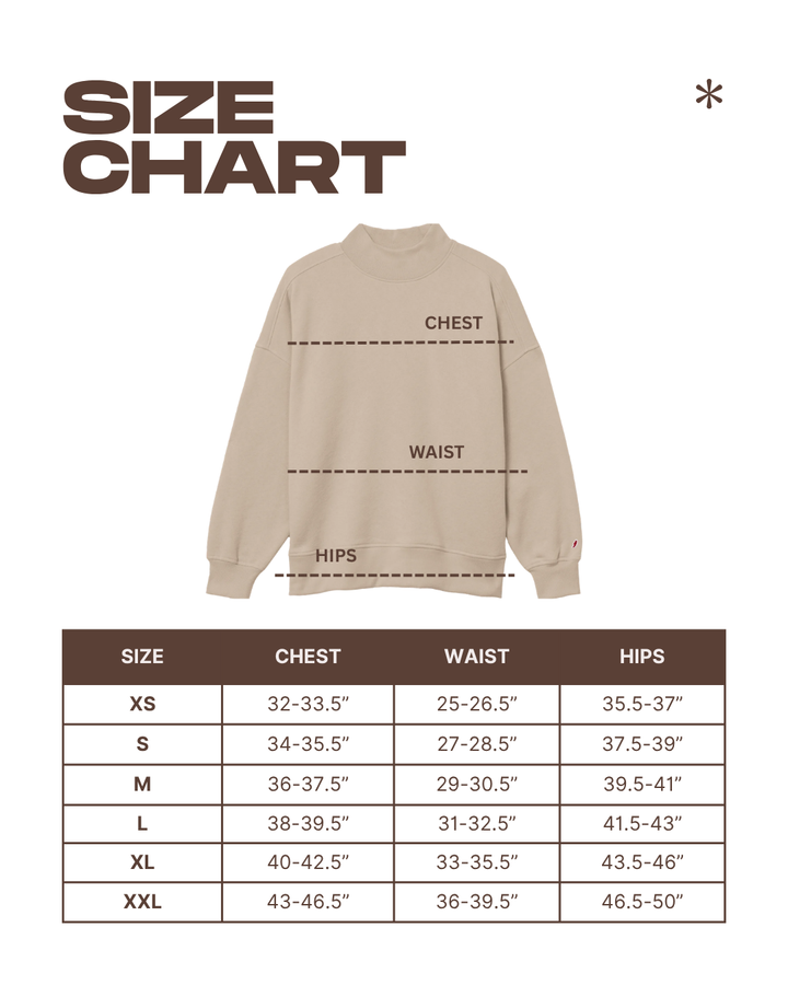 “Life is Better With” Elevate x Threaded. Mockneck Sweatshirt