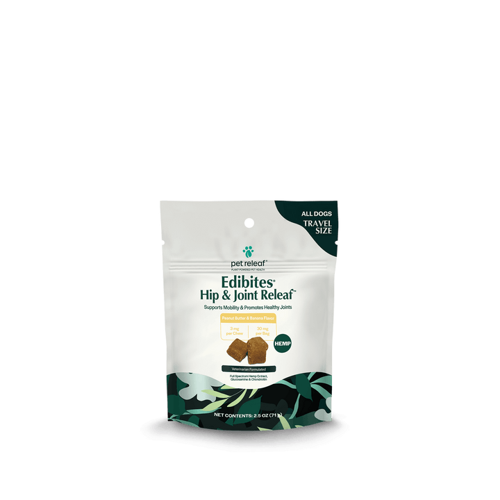Hip & Joint Releaf CBD Edibites – Peanut Butter Banana Flavor