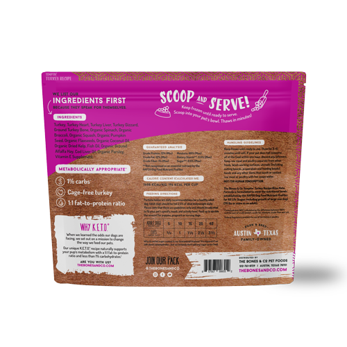 Bones & Co Frozen Raw Food for Dogs