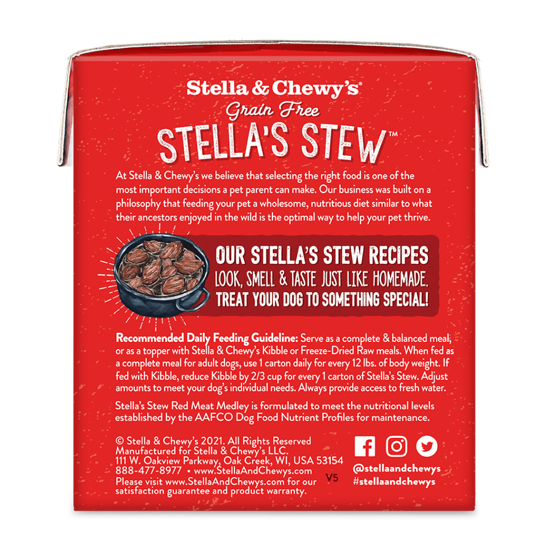 Grain-Free Stella's Stew - Red Meat Medley - Wet Food for Dogs (11 oz)