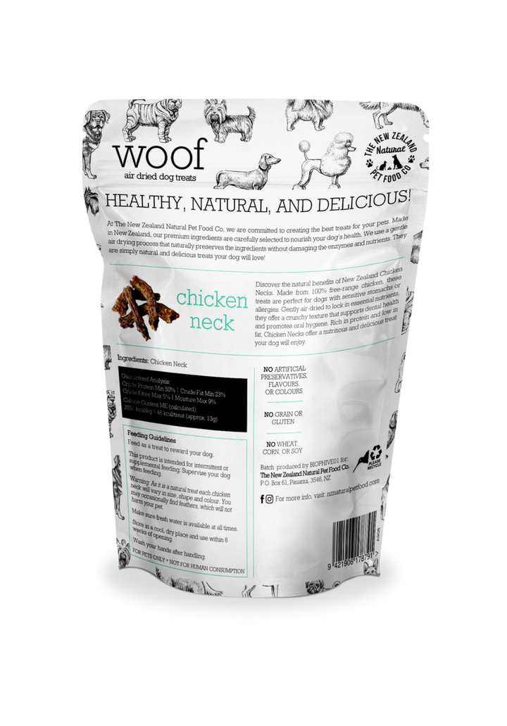 WOOF Air Dried Chicken Necks