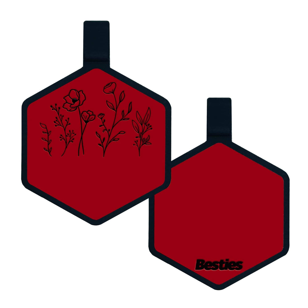 Wildflowers Silicone ID Tag