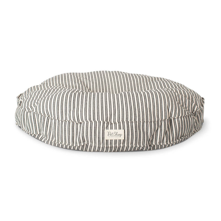 Yarn Dye Striped Round Pet Bed