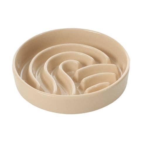 Wave Slow Feeder Dog Bowl