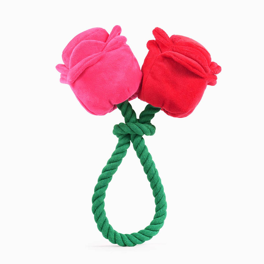 V-Day Rose - Dog Rope Toy
