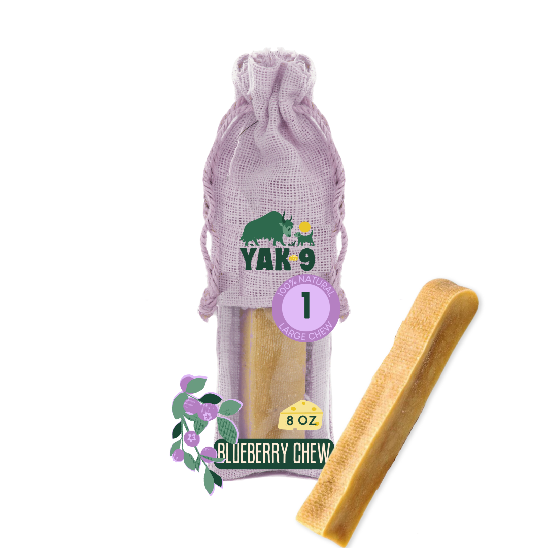 Blueberry Yak Cheese Chew