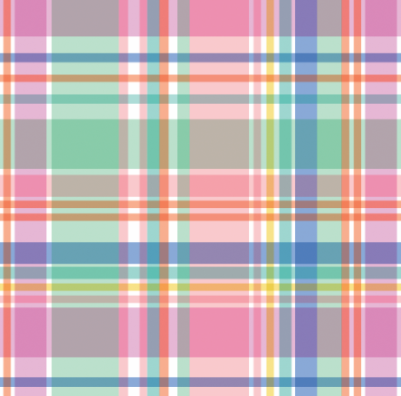 Blooming Plaid Lady Dog Bow