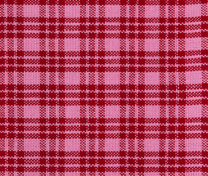 HTH x TFD Katherine Plaid Valentine Lady Dog Bow