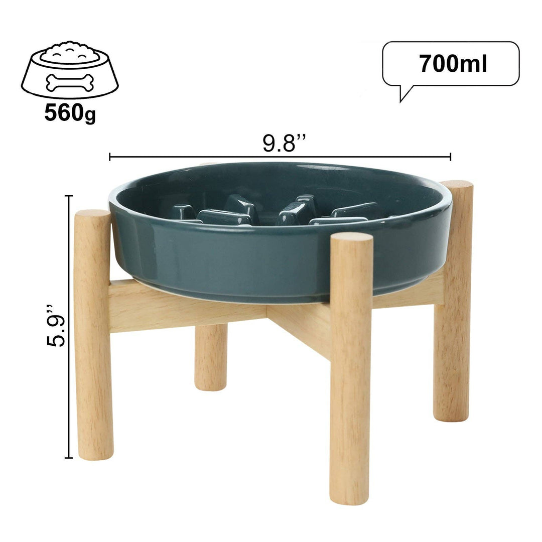 Wave Slow Feeder Dog Bowl