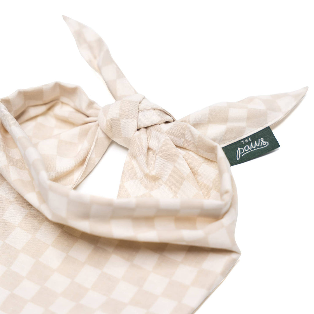 Little Checkers Dog Bandana